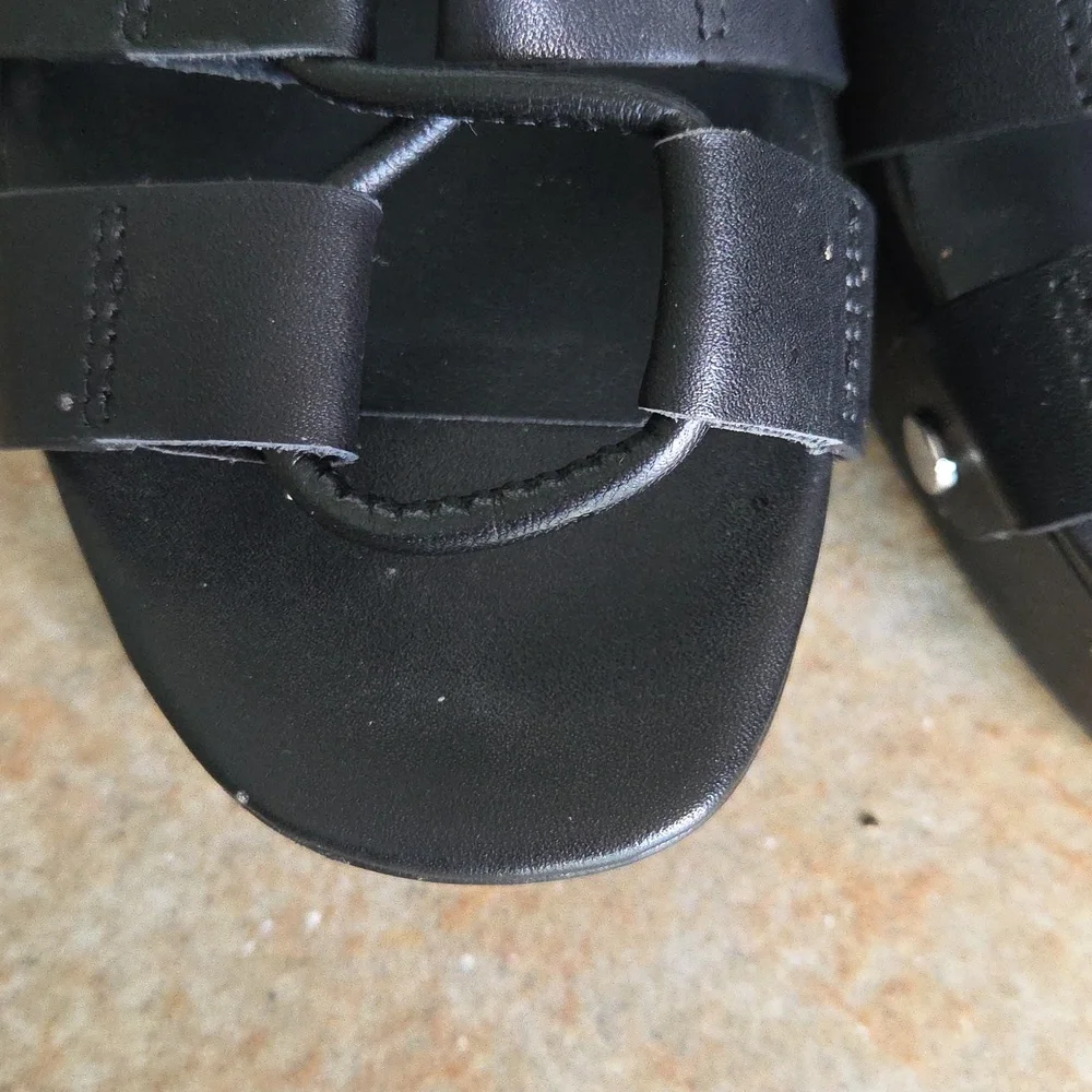 Rebecca Minkoff Black Wedge Iven  Sandals